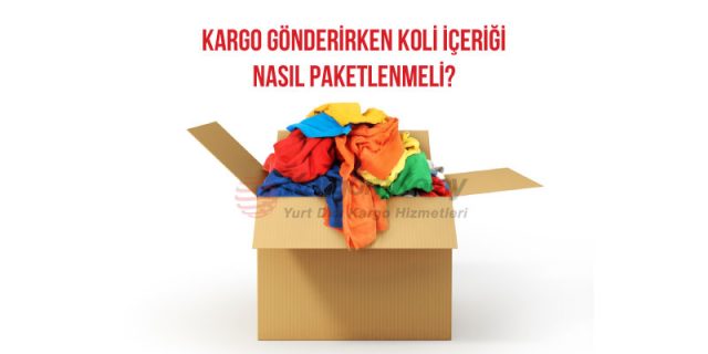 kargo koli içeriği