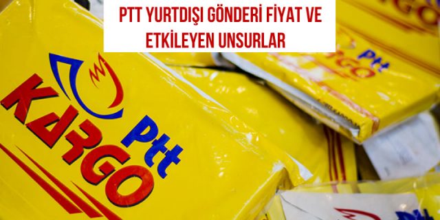 ptt yurtdışı gönderi fiyat