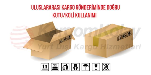 yurtdışı kargo gönderiminde koli kullanımı