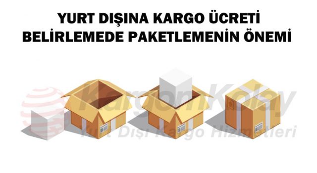 yurtdışına kargo ücreti belirlemede paketlemenin önemi