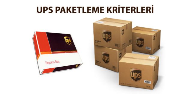 ups paketleme kriterleri