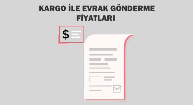 kargo ile evrak gönderme fiyatları