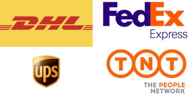 ups fedex dhl tnt